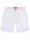 Bermuda de lino premium en color blanco de la marca Red Flag – Ropa de verano de lujo y diseño de autor hecho en Colombia | Casa Precis, Concept Store