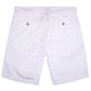 Bermuda de lino premium en color blanco de la marca Red Flag – Ropa de verano de lujo y diseño de autor hecho en Colombia | Casa Precis, Concept Store