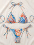 Bikini de dos piezas Azulejos Colors de la marca Flor Amazona con estampado multicolor inspirado en mosaicos artísticos de diseño de autor – Vestido de baño de lujo hecho en Colombia | Casa Precis, Concept Store