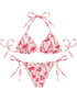 Bikini de dos piezas Panther Pink de la marca Flor Amazona con estampado gráfico de panteras sobre fondo rosa de diseño de autor – Vestido de baño de lujo hecho en Colombia | Casa Precis, Concept Store