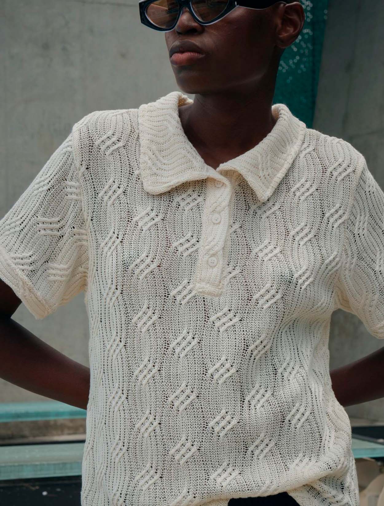 Blusa Polo Crochet | Ropa de Mujer Colombiana Crochet Polo Artesanal Verano