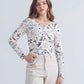 Body Punto de Cruz ML Marfil | Body de Manga Larga Elegante