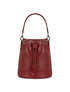 Bolso Naomi de VLN tipo bucket en cuero color rojo con doble correa removible para mujer – Moda colombiana de diseño | Casa Precis, Concept Store