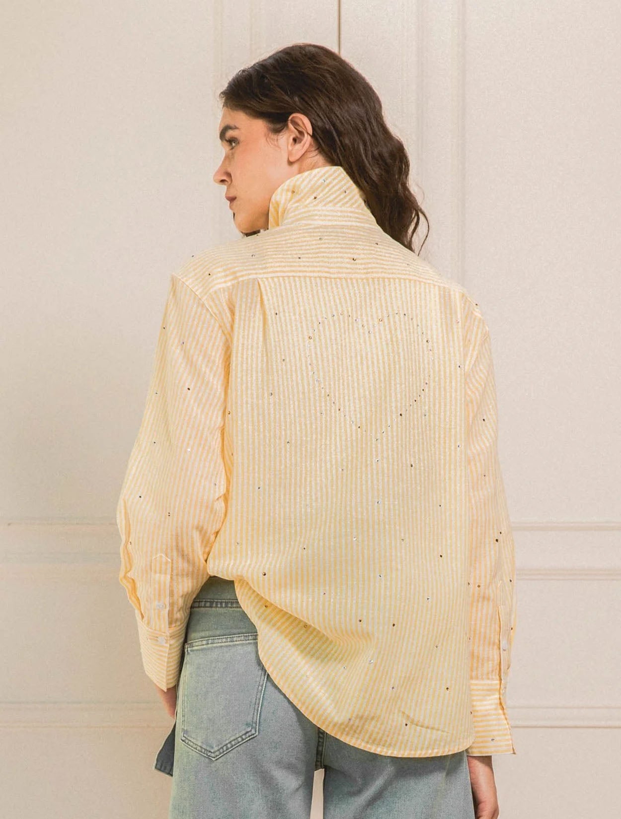 Camisa Shiny Heart | Ropa de Mujer Slow Fashion Artesanal Colombiana Edición Limitada x Flow Inspire Us x Casa Precis