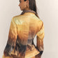 Chaqueta Beluga Atardecer para mujer | Chaqueta Estructurada de Zierra Leona