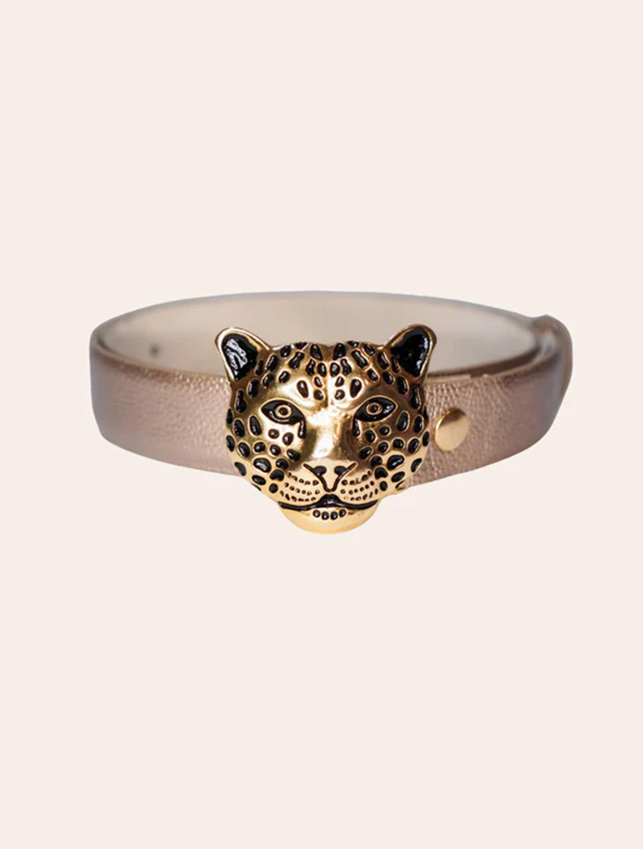 Correa Leopard Dorada | Accesorios Artesanales Colombianos Leopardo x Belt Me x Casa Precis