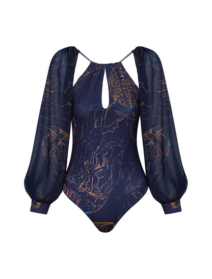 Enterizo Lady Vela Jelly Deep de la marca Barcés con diseño minimalista estructurado y silueta anatómica de una pieza – Traje de baño entero de lujo hecho en Colombia | Casa Precis, Concept Store