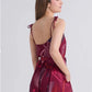 Enterizo Take Your Time Vinotinto | Enterizo Oversize con Escote V y Bota Palazzo