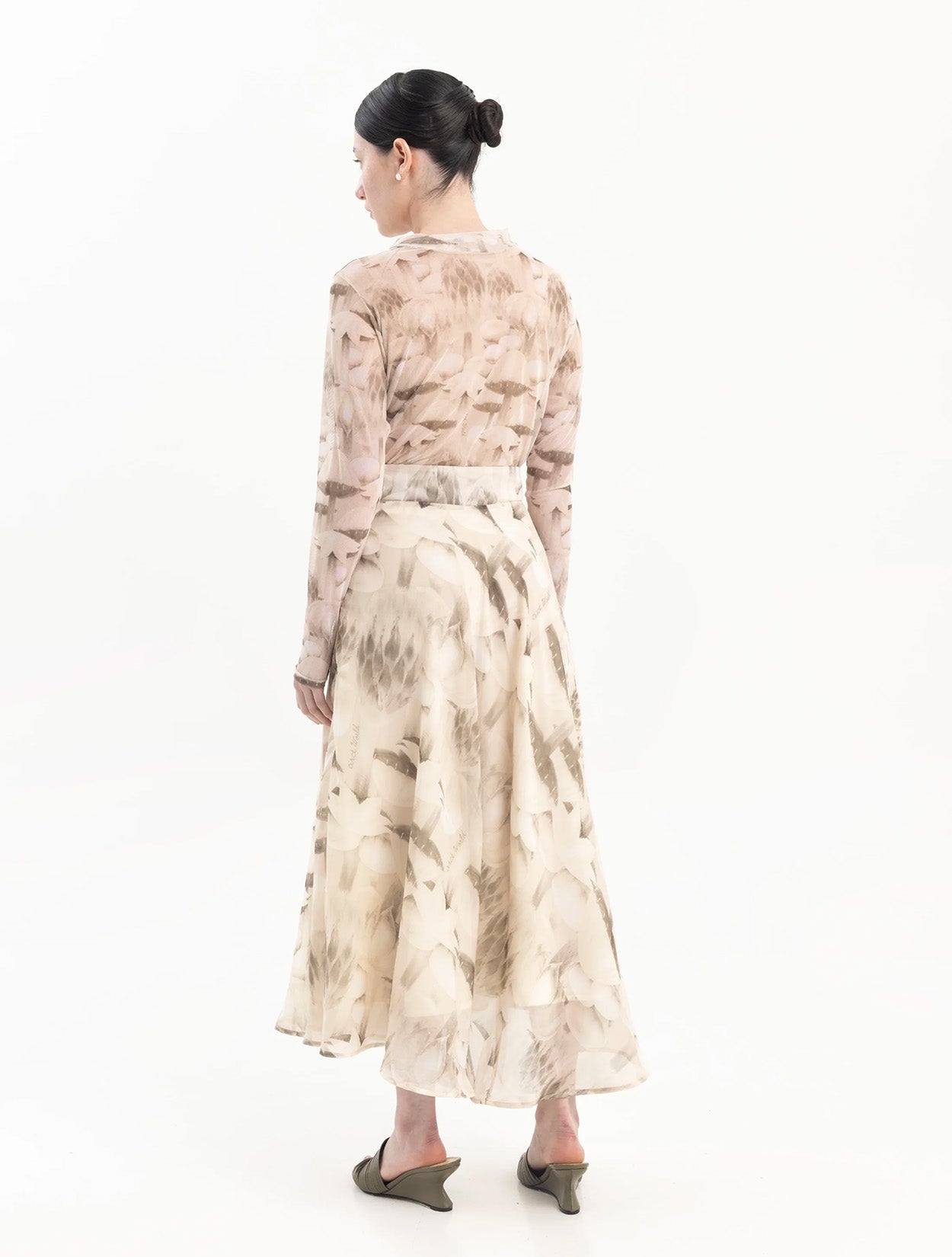Falda Physis | Ropa de Mujer Slow Fashion Bohemia Colombiana Estampado x Circe x Casa Precis