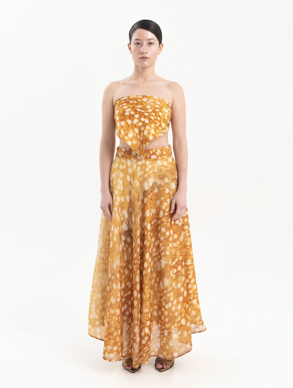 Falda Mycelium | Ropa de Mujer Slow Fashion Bohemia Colombiana Estampado x Circe x Casa Precis