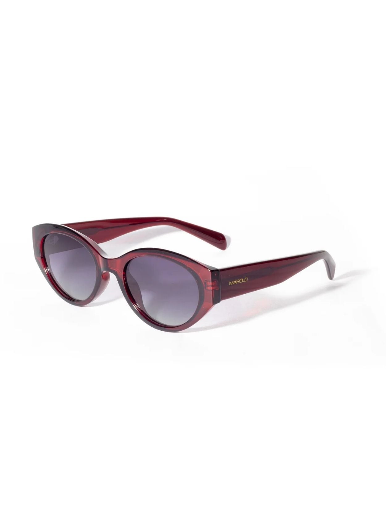 Gafas de sol Aura de Marolo en color morado con diseño geométrico y protección UV – Accesorios de lujo colombiano contemporáneo | Casa Precis, Concept Store