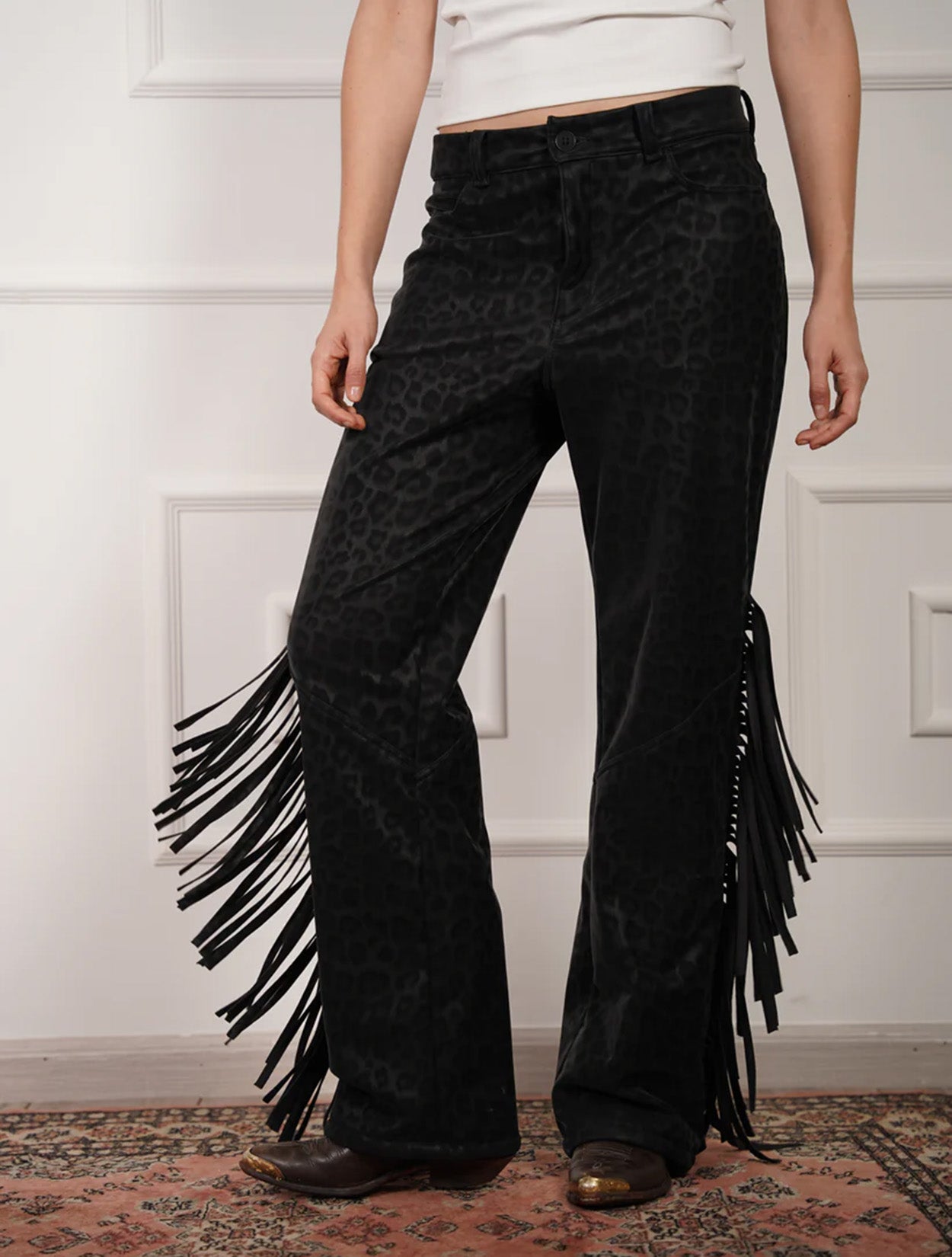 Pantalón Fringed Panther | Ropa de Mujer Slow Fashion Fringe Colombiano x Piani x Casa Precis