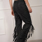 Pantalón Fringed Panther | Ropa de Mujer Slow Fashion Fringe Colombiano x Piani x Casa Precis