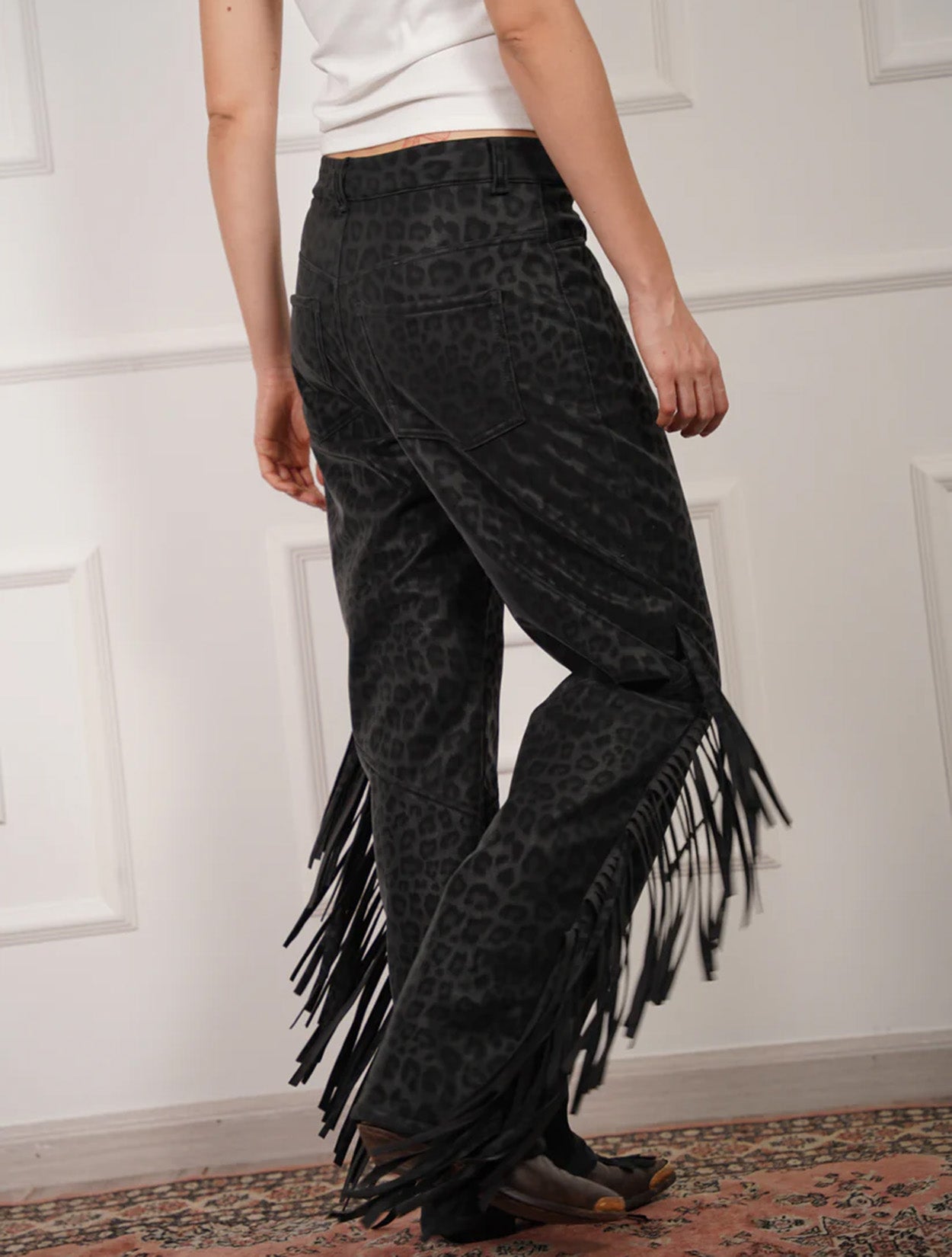 Pantalón Fringed Panther | Ropa de Mujer Slow Fashion Fringe Colombiano x Piani x Casa Precis