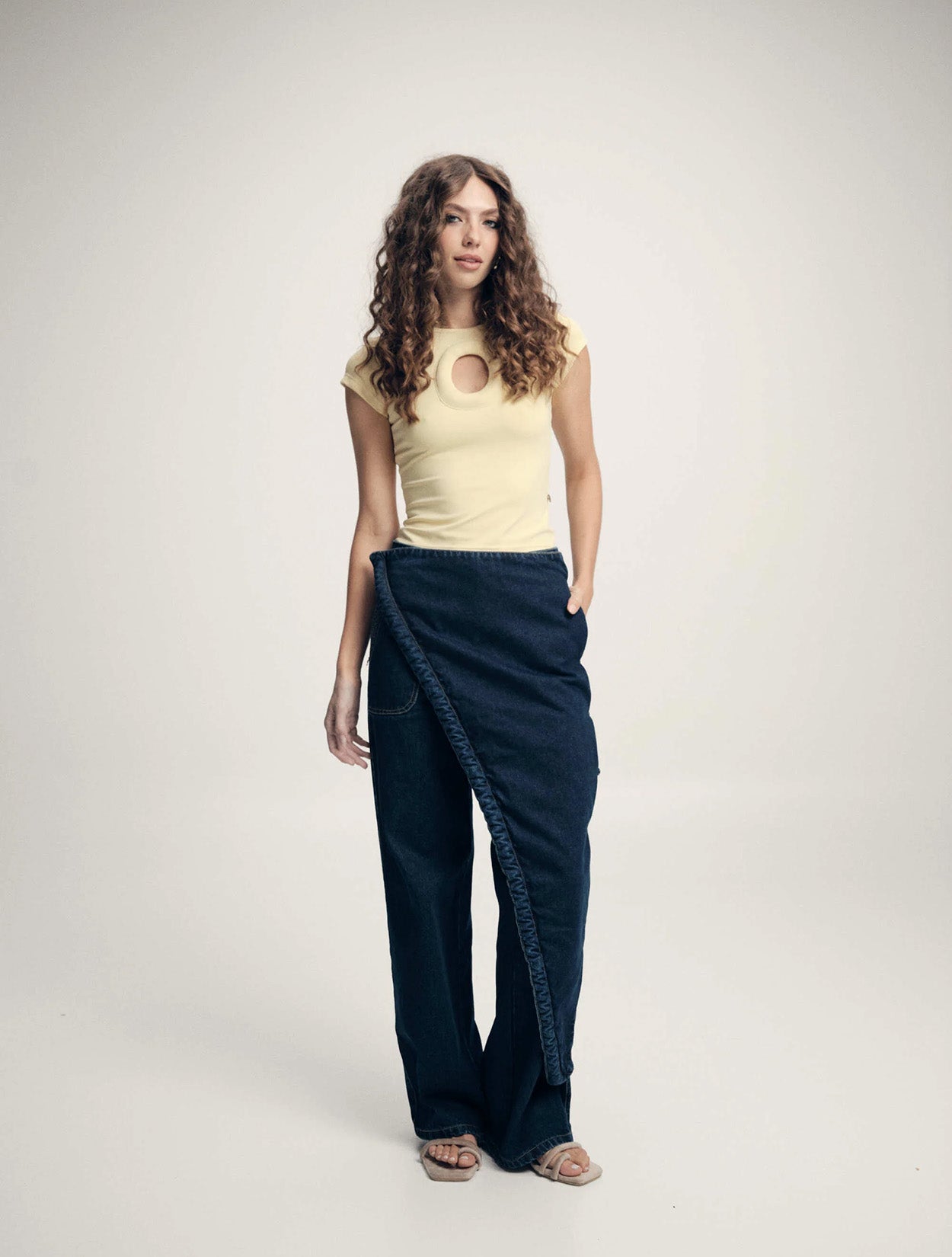 Okavara Jean | Jean Azul con Overlay Removible