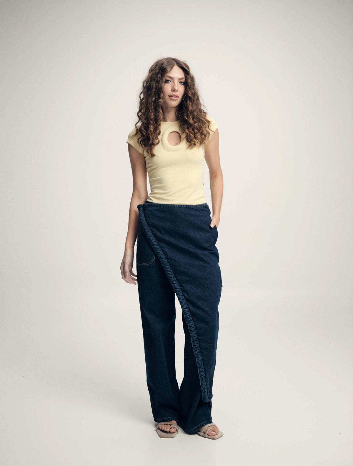 Okavara Jean | Jean Azul con Overlay Removible