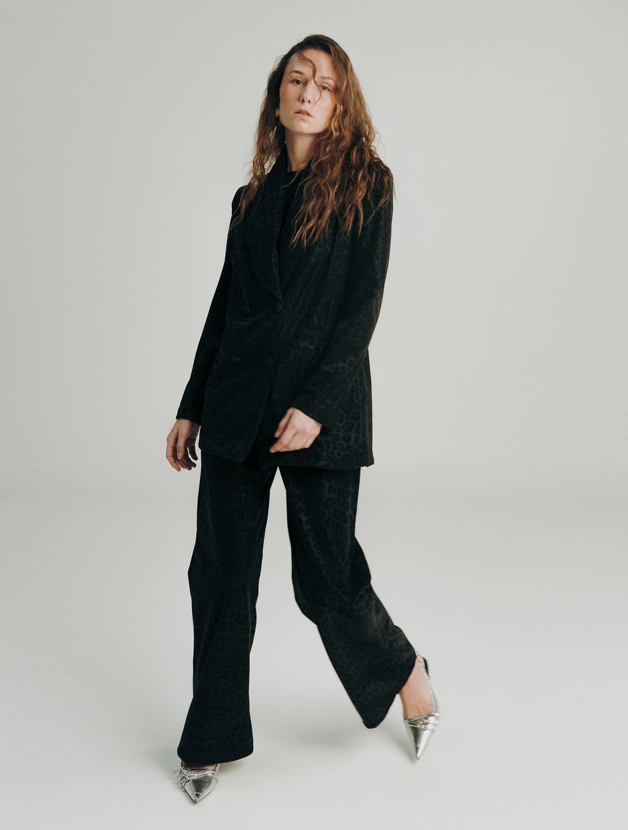 BLAZER MALBEC ANIMAL PRINT