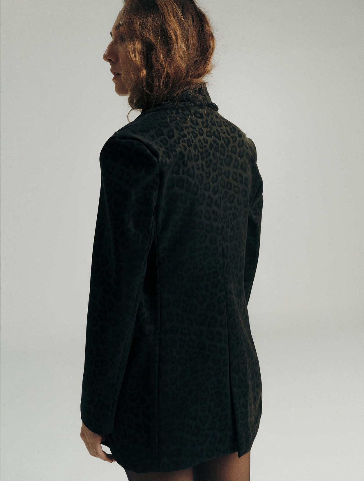 BLAZER MALBEC ANIMAL PRINT