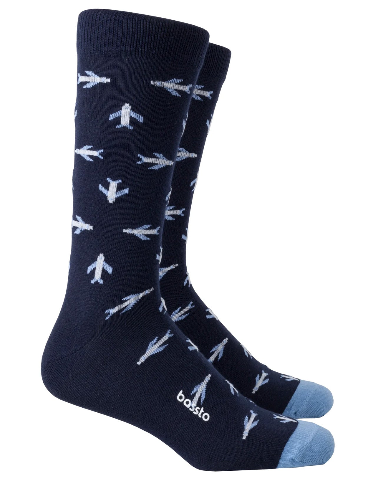 Medias Aviones | Accesorios Colombianos Medias Azules Diseño Exclusivo