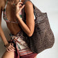 Mochila Mocca de la marca Flor Amazona de diseño de autor artesanal con detalles de lujo contemporáneo – Bolso exclusivo hecho en Colombia | Casa Precis, Concept Store