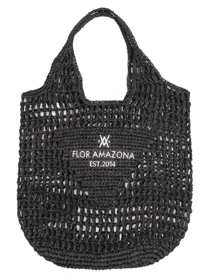 Mochila Black de la marca Flor Amazona de diseño de autor artesanal con detalles de lujo contemporáneo – Bolso exclusivo hecho en Colombia | Casa Precis, Concept Store