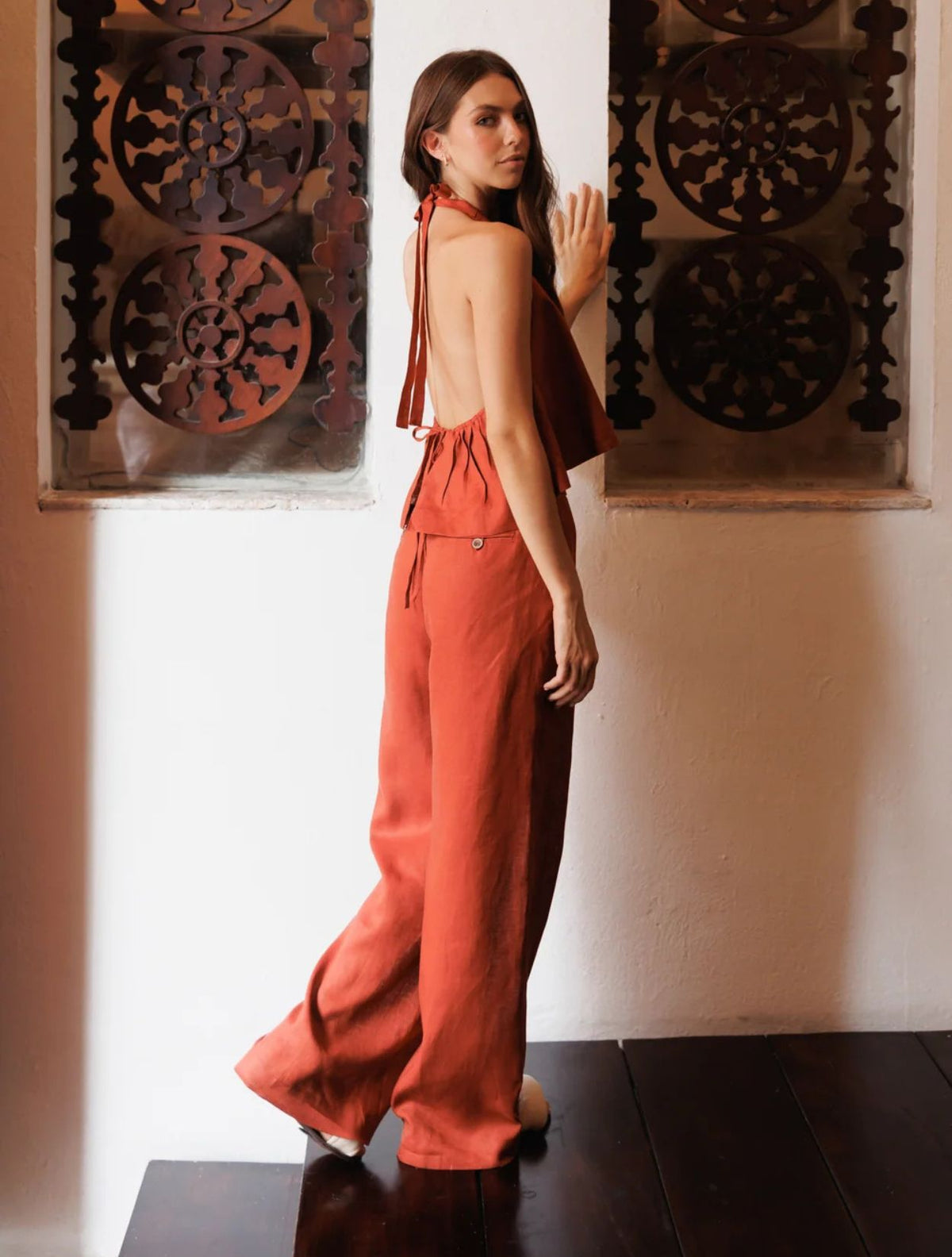 Amalia High Rise Pants | Pantalón de Tiro Alto | Nue The Label