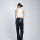 Pantalón Ape de la marca A MO DO MIO con silueta sastrera fluida de diseño de autor contemporáneo – Pantalón de lujo hecho en Colombia | Casa Precis, Concept Store