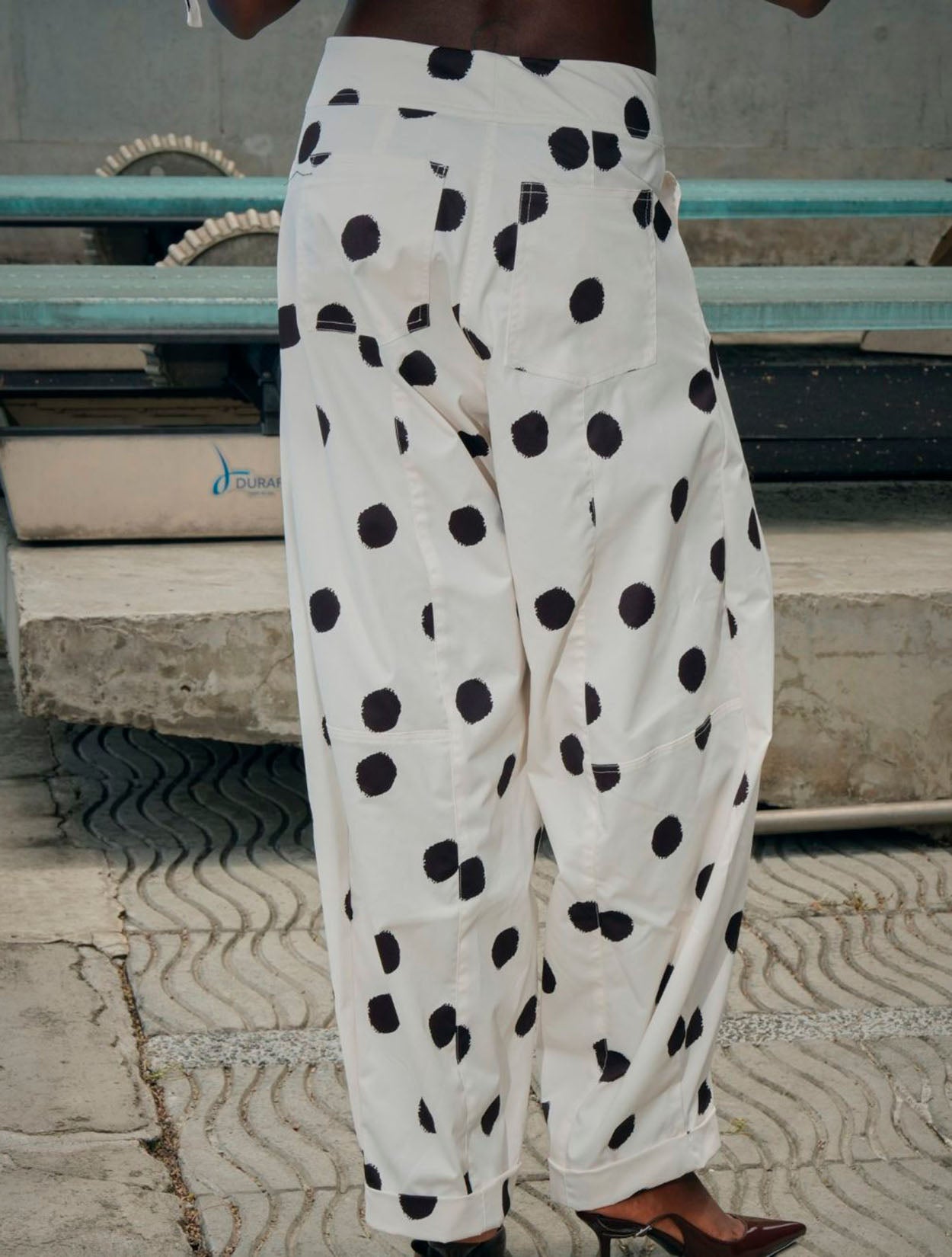 Pantalón Balloon Cargo Lunares | Ropa Mujer Colombiana Balloon Cargo Lunares Navy