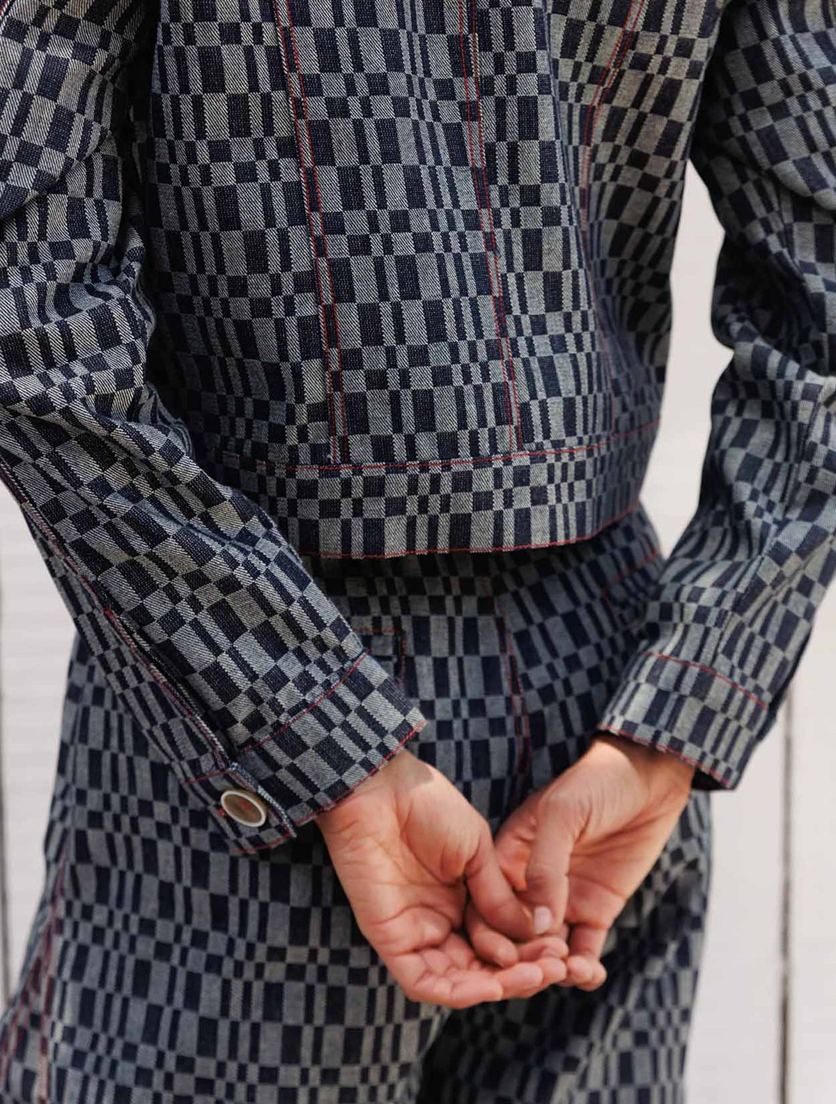 Pantalón Barrel Cuadros | Pantalón Femenino de Diseño | Diana Buelvas