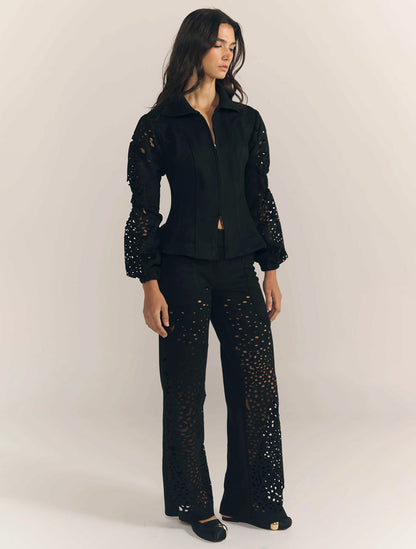 Pantalón Jorobada Negro | Pantalón Negro de Zierra Leona