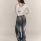 PANTALÓN ORCA | Pantalón Tiro Alto y Bota Ancha