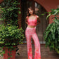 Rose Pant de la marca Bianco con detalle de rosa en relieve y diseño escultural – Pantalón de gala de lujo y diseño de autor hecho en Colombia | Casa Precis, Concept Store