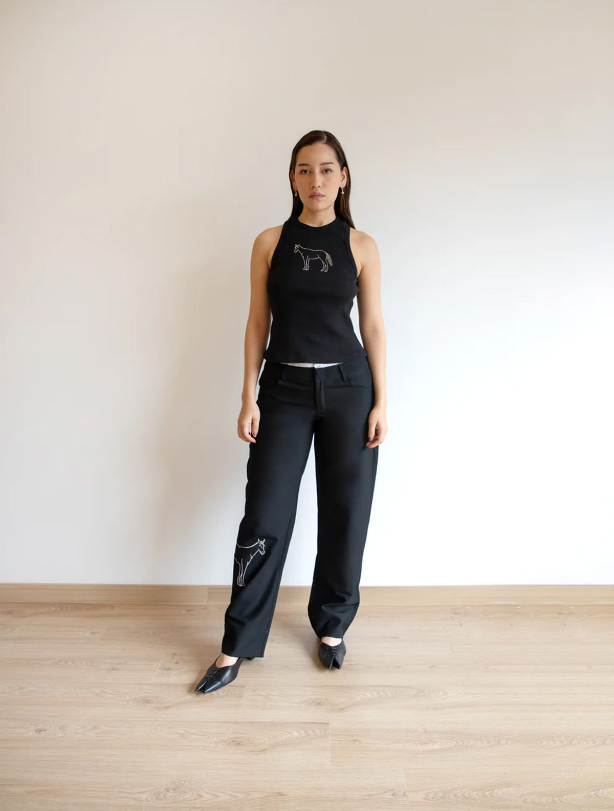Pantalones de caballo salvaje | Pantalón de Diseño Contemporáneo | Tienda Eterea