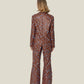 Embroidered Brown & Blue Pants | Pantalón Bordado Marrón y Azul | The Good Neighbor