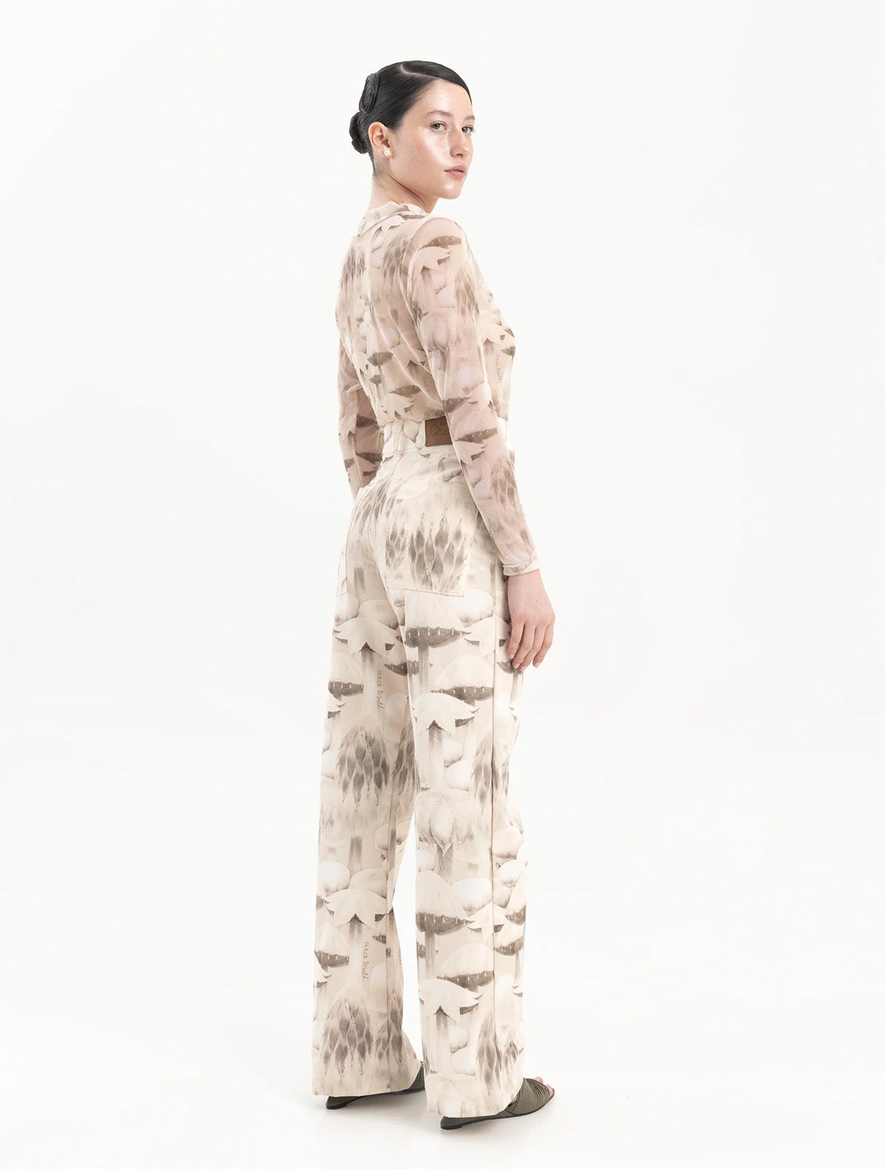 Pantalón Physis | Ropa de Mujer Slow Fashion Bohemia Colombiana Estampado x Circe x Casa Precis