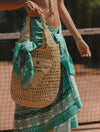 PAREO BANDANA GREEN BEACH