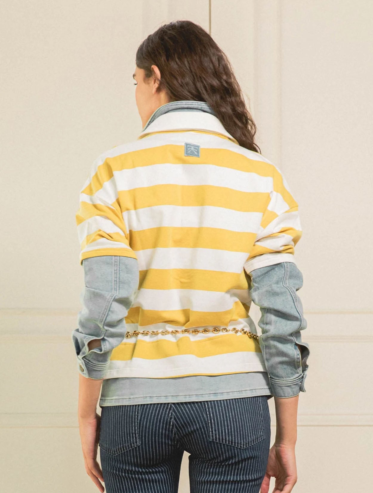 Polo Preppy Love Mustard | Ropa de Mujer Slow Fashion Preppy Colombiana 2026 x Flow Inspire Us x Casa Precis