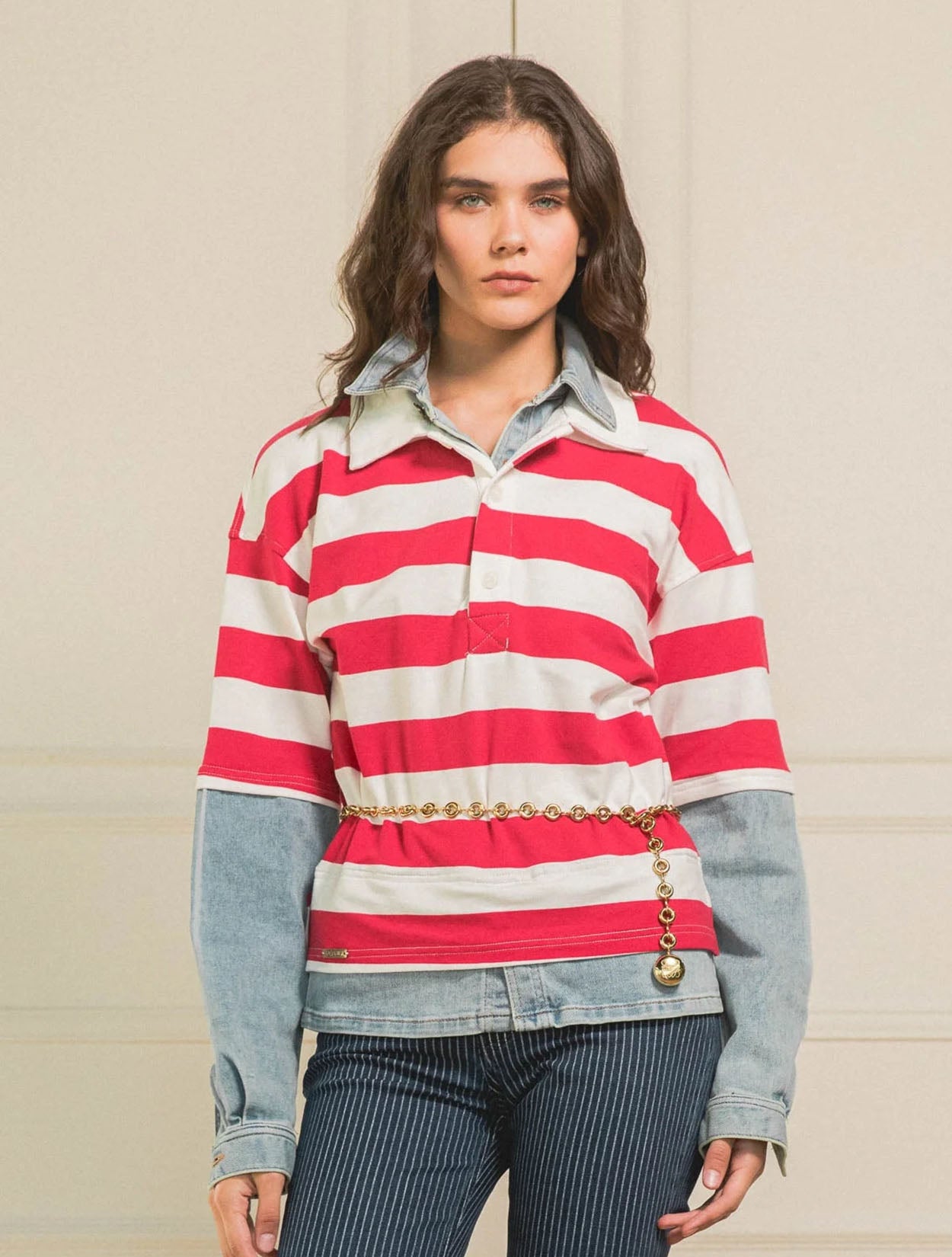 Polo Preppy Love Red | Ropa de Mujer Slow Fashion Preppy Colombiana 2026 x Flow Inspire Us x Casa Precis