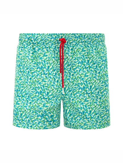 Vestido de baño entero con estampado botánico modelo Posidonia de la marca Red Flag – Ropa de playa de lujo y diseño de autor hecho en Colombia | Casa Precis, Concept Store