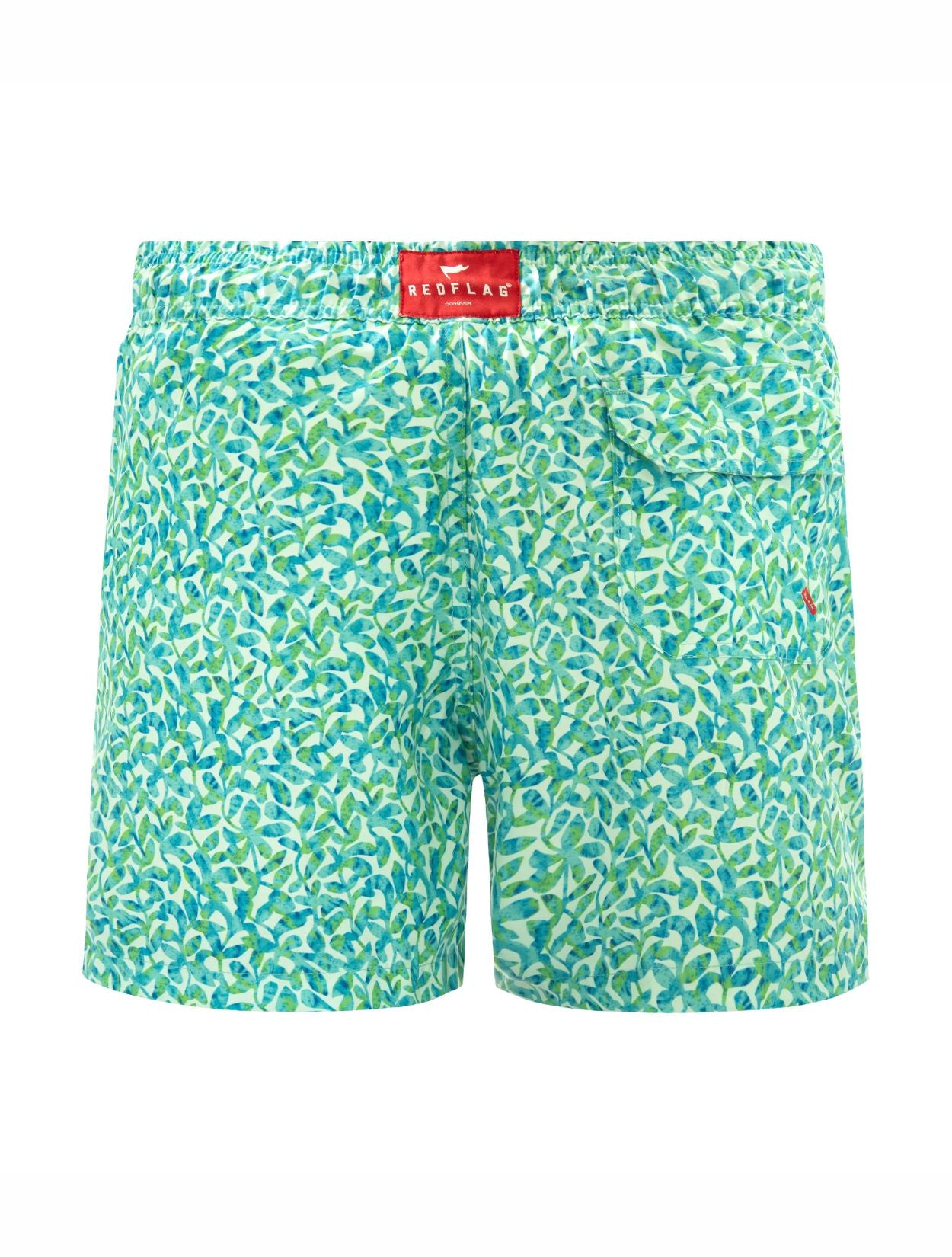 Vestido de baño entero con estampado botánico modelo Posidonia de la marca Red Flag – Ropa de playa de lujo y diseño de autor hecho en Colombia | Casa Precis, Concept Store