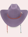 Sombrero Ace of Luck de la marca SerSer en fieltro premium con detalles gráficos simbólicos y ala estructurada – Sombrero de lujo de autor hecho en Colombia | Casa Precis, Concept Store