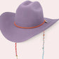 Sombrero Ace of Luck de la marca SerSer en fieltro premium con detalles gráficos simbólicos y ala estructurada – Sombrero de lujo de autor hecho en Colombia | Casa Precis, Concept Store