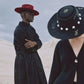 Sombrero Woken Souls de la marca SerSer en fieltro premium con diseño místico de autor y ala ancha estructurada – Sombrero de lujo artesanal hecho en Colombia | Casa Precis, Concept Store