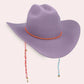 Sombrero Ace of Luck de la marca SerSer en fieltro premium con detalles gráficos simbólicos y ala estructurada – Sombrero de lujo de autor hecho en Colombia | Casa Precis, Concept Store