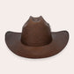 Sombrero After Dark de la marca SerSer en fieltro premium color negro con diseño de autor de ala ancha estructurada – Sombrero de lujo artesanal hecho en Colombia | Casa Precis, Concept Store