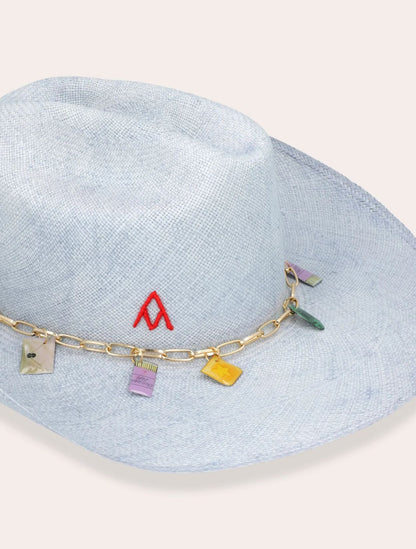 Sombrero Hide & Seek de la marca SerSer en fieltro premium con diseño conceptual de autor y ala ancha estructurada – Sombrero de lujo artesanal hecho en Colombia | Casa Precis, Concept Store