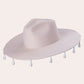 Sombrero Moon Joy de la marca SerSer en fieltro premium con diseño místico inspirado en la luna y ala ancha estructurada – Sombrero de lujo artesanal hecho en Colombia | Casa Precis, Concept Store