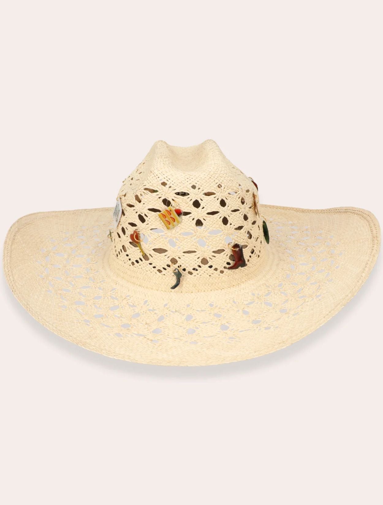 Sombrero Souls Clues de la marca SerSer en fieltro premium con diseño místico de autor y ala ancha estructurada – Sombrero de lujo artesanal hecho en Colombia | Casa Precis, Concept Store