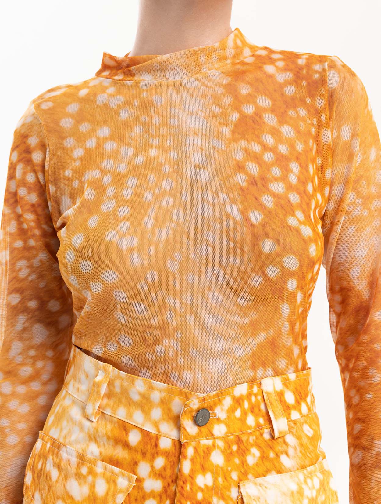 Top Mycelium | Ropa de Mujer Slow Fashion Bohemia Colombiana Estampado x Circe x Casa Precis