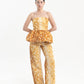 Top Strapples Mycelium | Ropa de Mujer Slow Fashion Bohemia Colombiana Estampado x Circe x Casa Precis